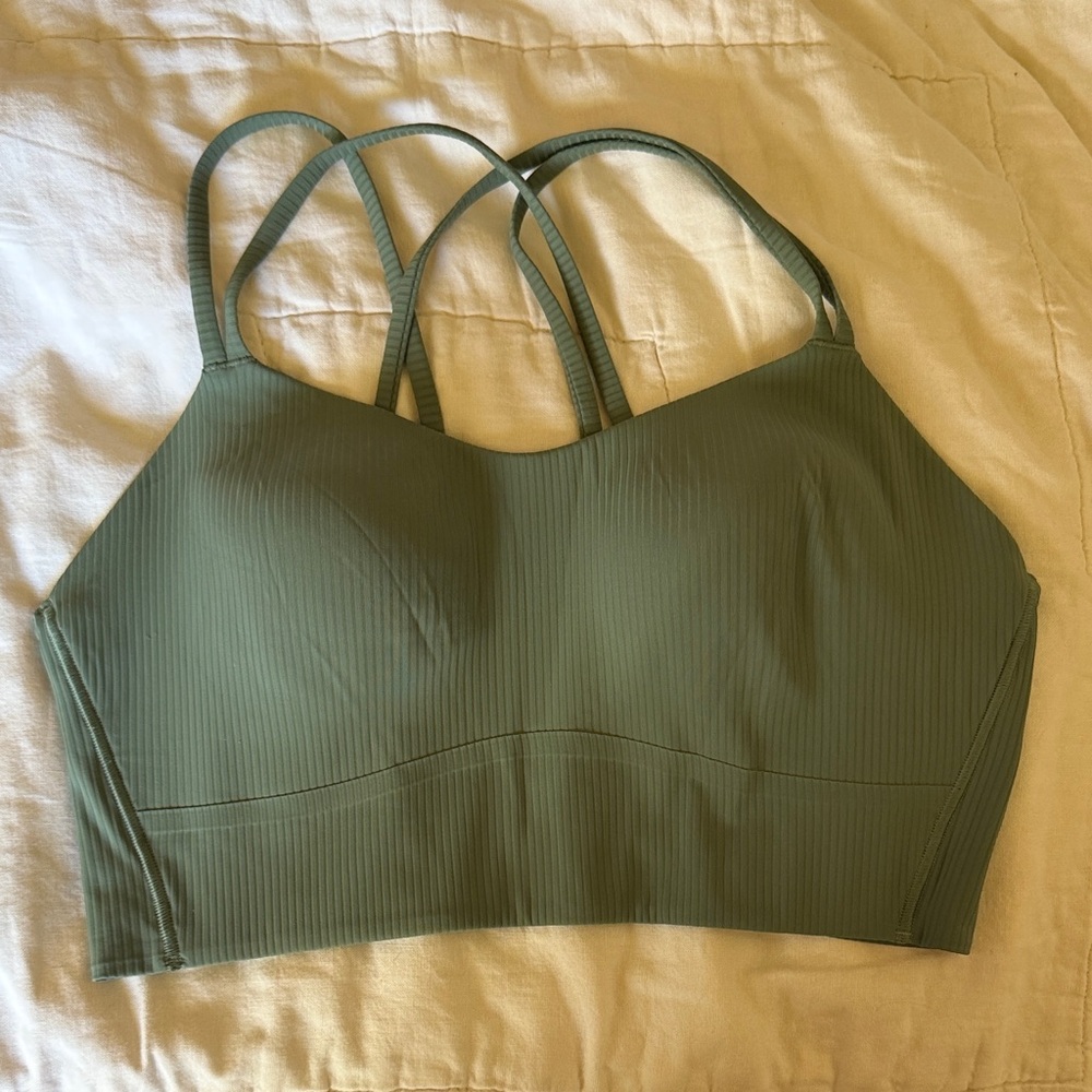 Lululemon Athletica Green Strappy Sports Bra